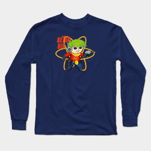 Retro Kid - Space Hero Long Sleeve T-Shirt